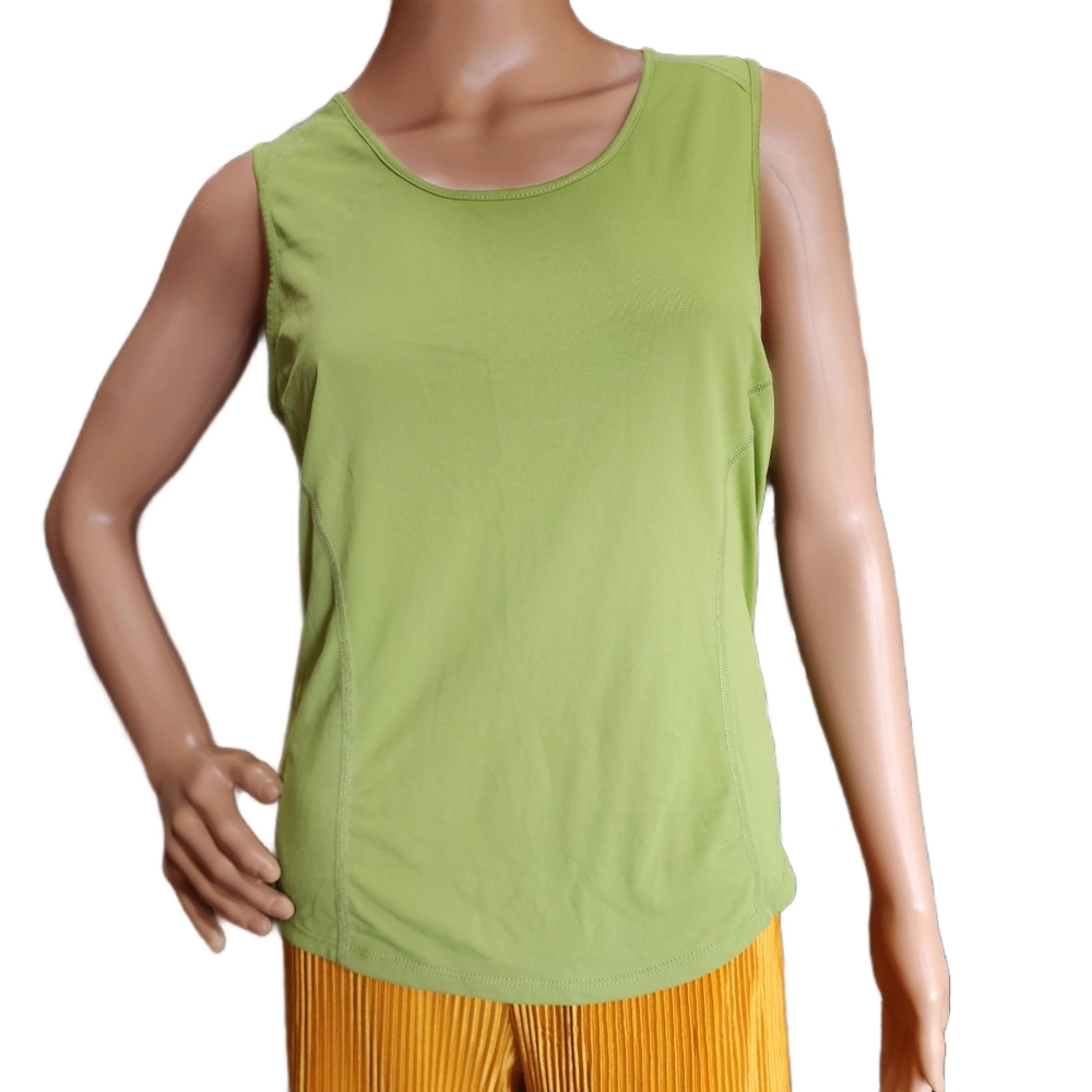 Mountain Hardwear Spring Green Breathable Tank Top Size S